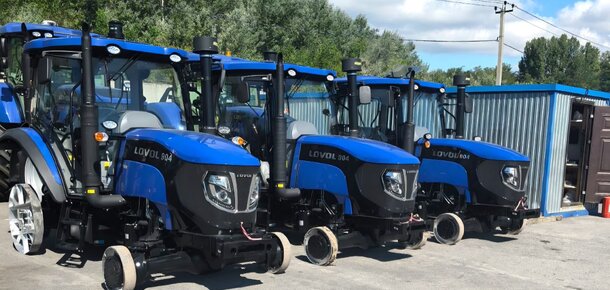 В департамент содержания АО «ДАДС» поступила новая техника для обслуживания федеральной трассы М-4 «Дон»